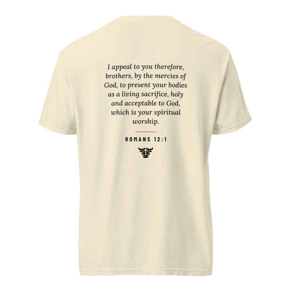Living Sacrifice tee, back